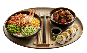 Signature dishes from Shogun Wok Edison